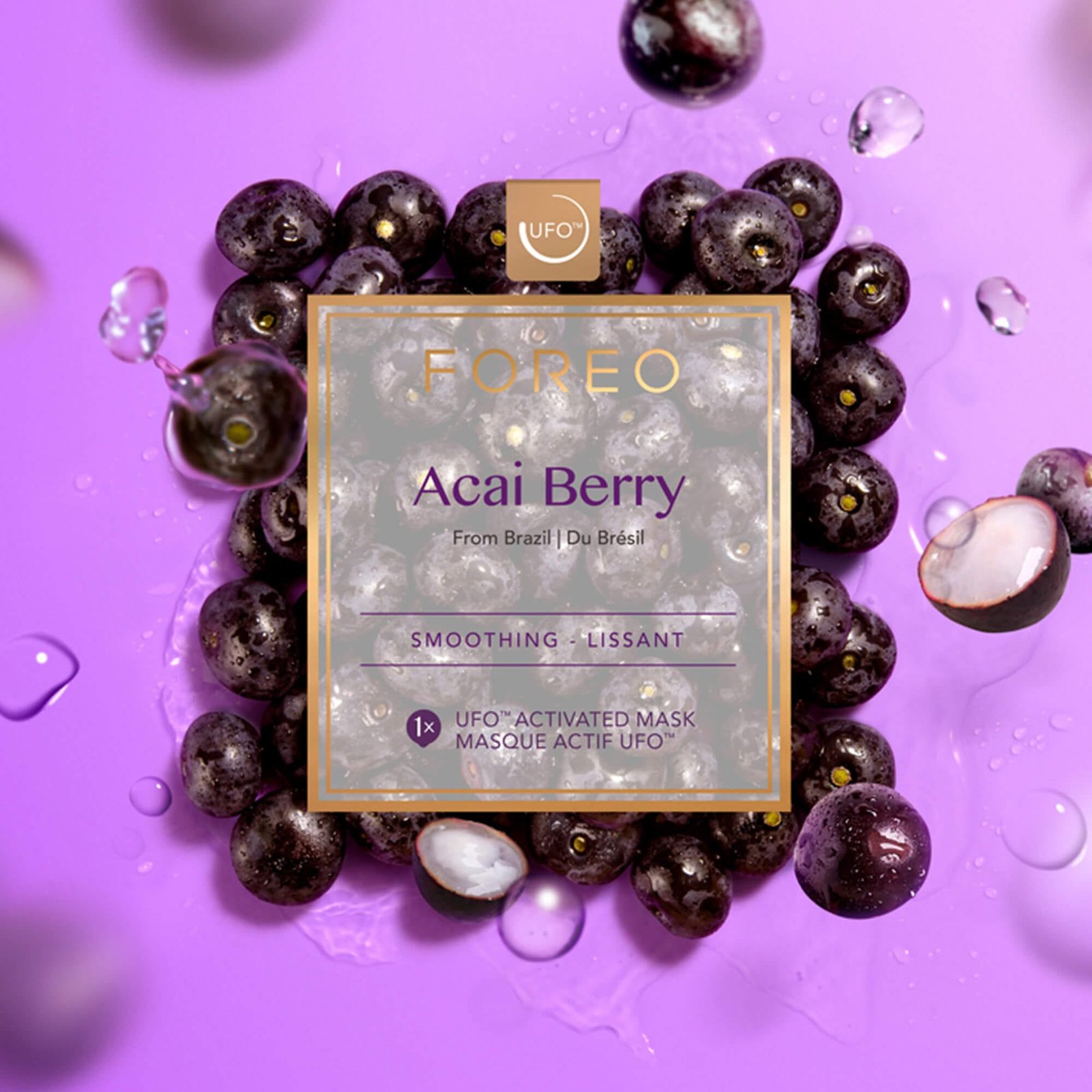 FREE FOREO Farm to Face Collection Mask - Acai Berry - Image 2