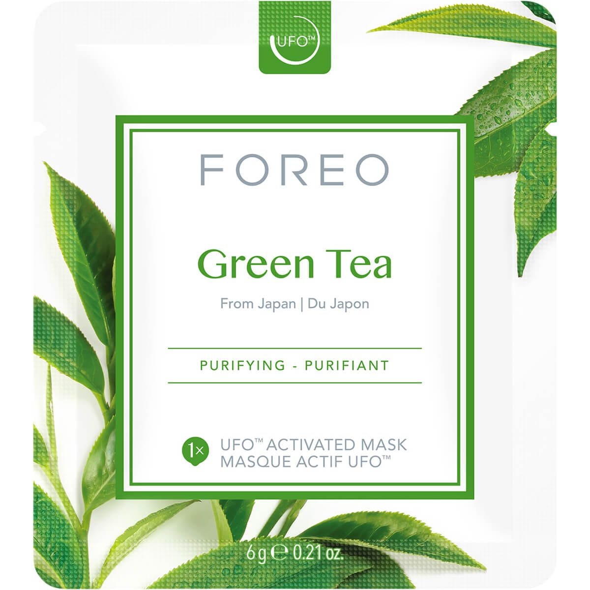 FREE FOREO Farm to Face Collection Mask - Green Tea - Image 4